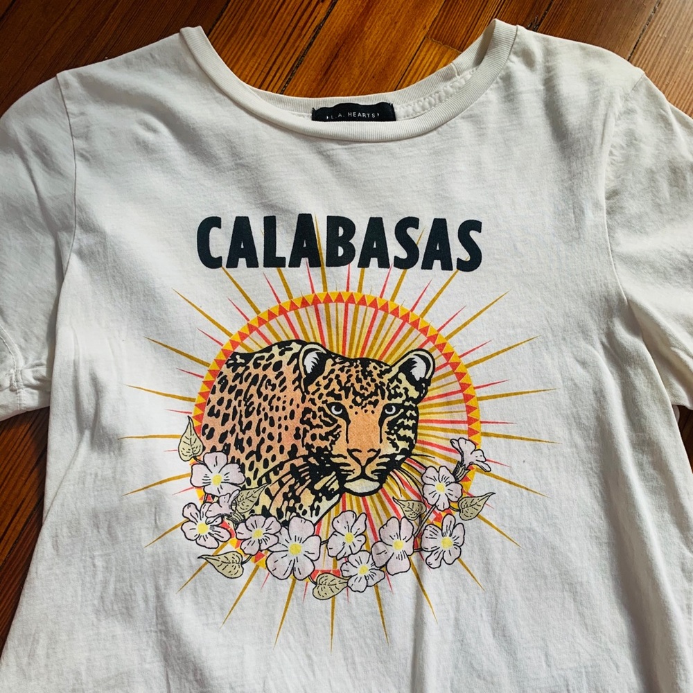 A white t-shirt from Pacsun